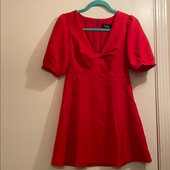 NWT | LULU’S Red Sweetheart Minidress | S - Picture 3 of 8